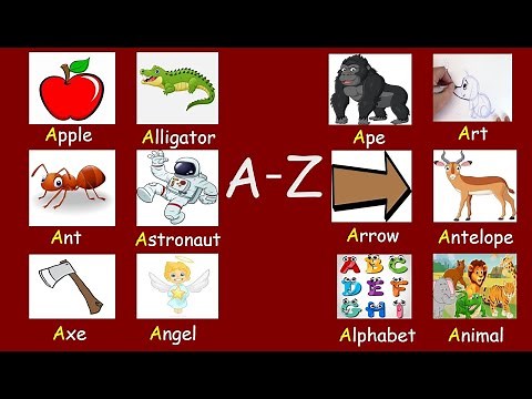 Expand Your Vocabulary: A-Z Word Journey |Learn English from A to Z with Pictures | Kids Videos