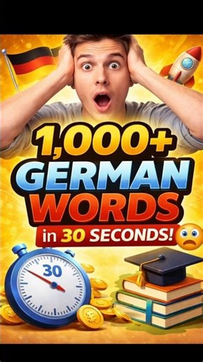 1000+ German Words in 30 Seconds[Made Easy]