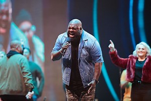 130K views · 3.8K reactions | You never know what could happen at Hillsong Conference! You just have to be there! Here's John Gray Ministries jumping up for a song with our @Hillsong Worship team doing a gospel version of a Hillsong Young & Free song! | Hillsong Church | Facebook
