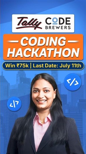 Coding Hackathon for College Students -Win ₹75,000 | Tally x Internshala
