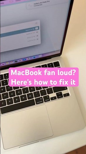 Here's why your MacBook is making fan noise #shorts