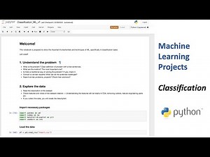 Machine Learning Projects in Python - Binary Classification - End-to-End Jupyter Notebook