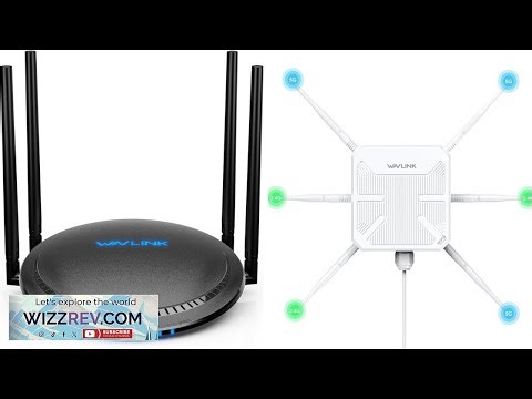 WAVLINK AX3000 WiFi Outdoor Extender with AC1200 WiFi Router