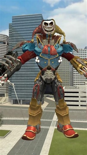 EVOLUTION OF PROTOTYPE PHASE 1 to 5 POPPY PLAYTIME CHAPTER 5 in BIG CITY #gmod #shorts