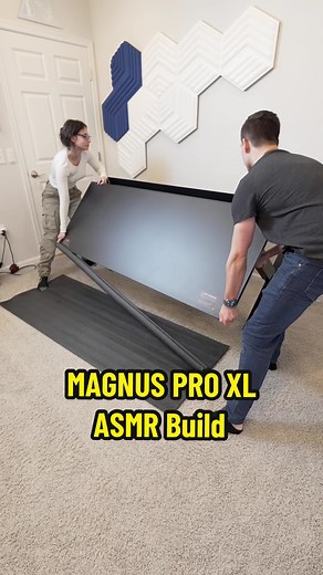 Replying to @akosin ASMR desk build 😌 The @Secretlab MAGNUS Pro XL came packaged beautifully. It was an awesome unboxing experience with heavy duty protection and highly detailed poster-like instructions. Assembling the desk was a breeze. The engineers over at Secretlab know what they’re doing 💯 #gamingdesk #gamingsetup #pcsetup #techtok #cooltech #steeamingsetup