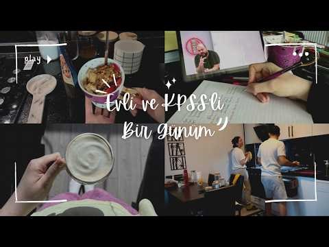 EŞİM İŞTEN GELENE KADAR KPSS ÇALIŞIYORUM📖 EVDE BİR GÜNÜM 🏠 