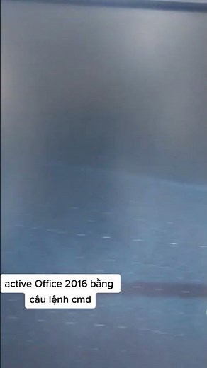 active office 2016 bằng câu lệnh cmd