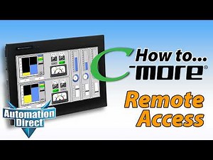 Set Up C-more Remote Access from AutomationDirect