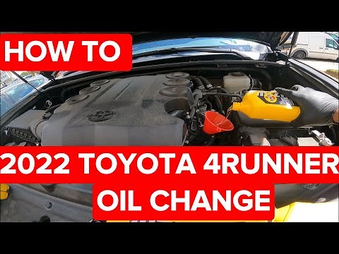 How to Change The Oil On A 2022 Toyota 4Runner