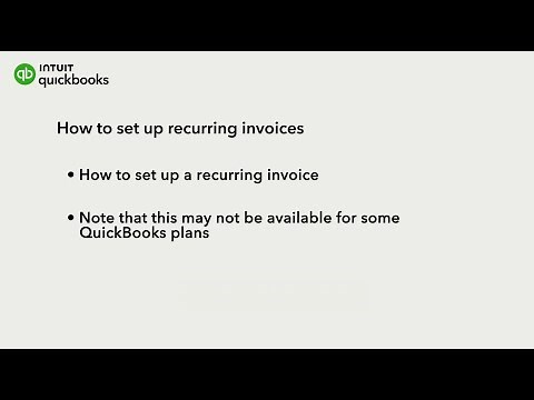 How to set up recurring invoices