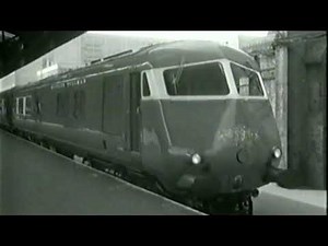 Blue Pullman out of Marylebone 1960 RARE FOOTAGE
