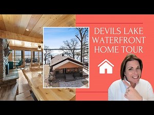 Modern Cabin w/ Bunkhouse + 2 Garages | Devils Lake Waterfront Home Tour
