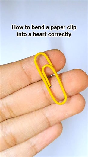 Paper clip heart design tutorial #papercraft #diy #artshorts #craftio