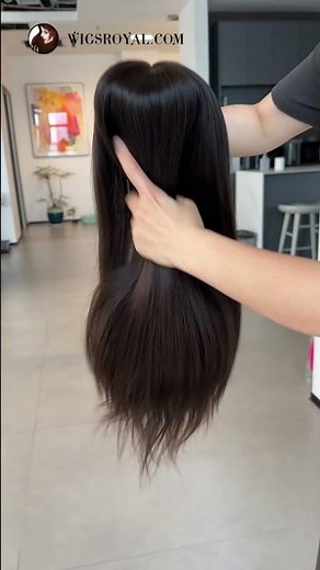 Best Natural Glueless Wig With Silk Top GLL-08072 #gluelesswig #wigs
