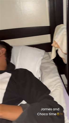 James and choco the doggo 🥰🐕hahahahahaha | Mila Oracion