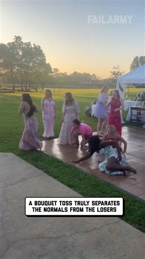 🎶all the fail-ladies, all the fail-ladies🎶 #wedding #bridalbouquet #fail #shorts | FailArmy