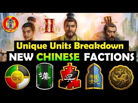 The 3 Kingdoms Age of Empires 2 Detailed Civ Unique Unit Breakdown | AOE 2 Chinese 3 Kingdoms