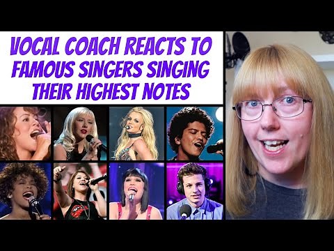 Vocal Coach Reacts to Famous Singers Hitting Their Highest Notes Ever (Lowest To Highest)