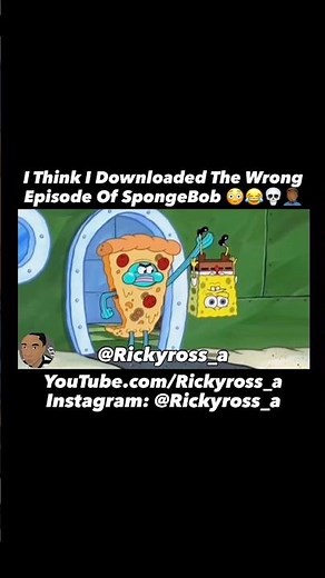 Ghetto SpongeBob In The Hood VoiceOver: Pizza 🍕 #shorts