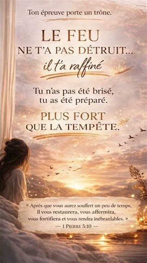 Le feu t’a raffiné — plus fort que la tempête #viral #motivation #shorts