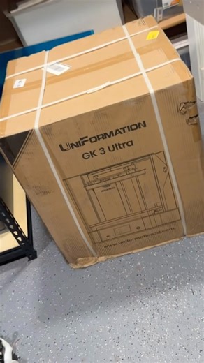 Kenny on Instagram: "The GK 3 Ultra Unboxing!! My largest Resin printer was also somehow the easiest to set up! Test print as usual is the cones of calibration from @tableflipfoundry I refuse to start any resin printer with any other print Super excited to have this larger build volume for high detailed resin prints! Up first is Toji’s inverted spear of heaven! #3dprinting #cosplay #props #uniformation #gk3ultra #3dprinter #makercommunity #asmr #fyp #reels"