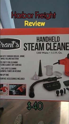 Harbor Freight Steam Cleaner Review | Grant's