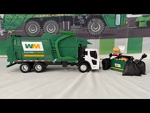 First Gear Mack LR McNeilus - WM Garbage Truck Toy Collecting Bin