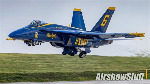 Sky Thunder: Blue Angels practice over downtown Cleveland