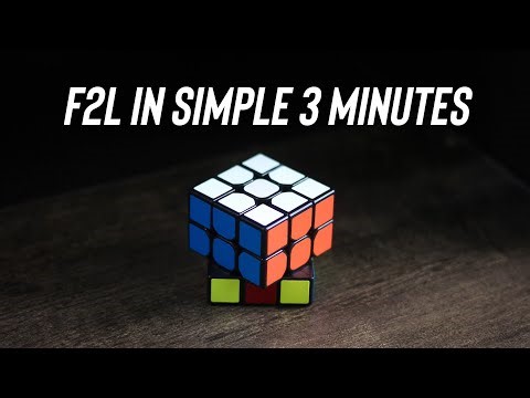 F2L IN SIMPLE 3 MINUTES