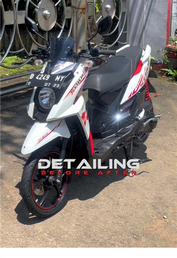 Biar makin ganteng 📌📸 detailing semua jenis motor 🤗 lets goo #noname70 #detailing #detailingmotor #paintcorection #kinclong