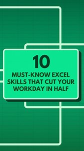 Comment “JOIN” below & I’ll DM you my free Excel AI class ⤵️ Learn 10 Excel skills that cut your workday in half — and make you the go-to expert on your team. ⚡👇🏼 #excel #exceltips #automation | Excel With Grant