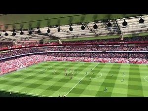 Arsenal Fans Sing North London Forever - The Angel - For the First Time in the Emirates Stadium