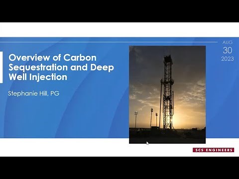 An Overview of Carbon Sequestration and Deep Well Injection