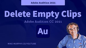dobe Audition CC 2021: How To Delete Empty Tracks in the Multitrack of Adobe Audition CC 2021 This tutorial will show you how to insert multiple clips from the Files Bin to their own track in the Multitrack of Adobe Audition CC 2021. By default, when dragging multiple clips to the Multitrack, they will be placed all on one track, but you can change this preference. Keyboard Shortcut: Shift E (Delete Empty Tracks) ——————— To try or buy Adobe After Effects CC 2020: https://mikemurphy.co/adobe (aff