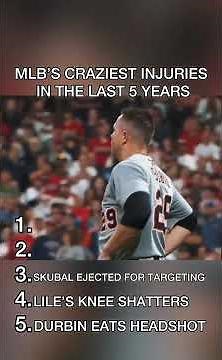 MLB’S craziest injuries in the past 5 years! Which one made you tear up??⬇️⬇️ #mlb #sad #injury