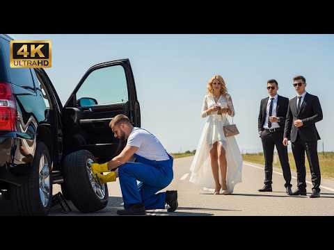 Single Dad Fixed a Stranger’s Tire — Then a Black SUV Pulled Up Behind Him