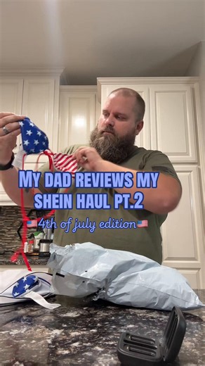 Patriotic hual ft. My dad #patriotic #forthofjuly🇺🇸 #sheinhaul #dadsoftiktok #fypviralシ @TheDudeliestDude