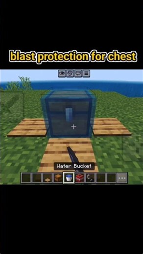 Unbreakable Chest in Minecraft! 😱💎 #shorts