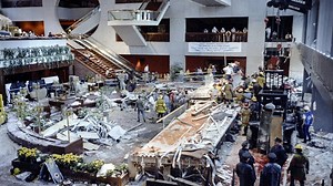 Photos from 40 years ago capture scene after Hyatt skywalks collapsed in Kansas City