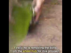 DIY Spinning platform merry go round for kids