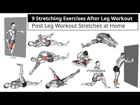 9 Stretching Exercises After Leg Workout | Post Leg Workout Stretches at Home