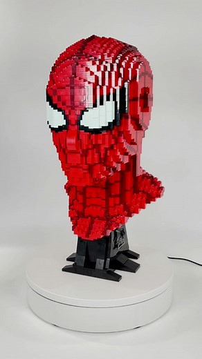 Custom LEGO Spider-Man Bust Review