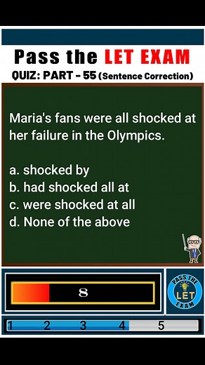 Pass the LET Exam Quiz: Part - 55 (Sentence. Correction.) LET Reviewer with answers #reelsfb #trivia #let #letreviewer #letreviewer2023 #letreviewerwithanswer #letrevieweronline #letreviewerpdf #letreviewers | Pass the LET Exam