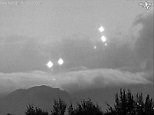 Fascinating orb-like UFO's spotted flying over Mexican volcano