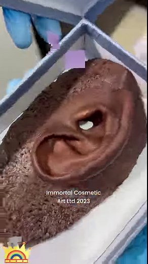 715K views · 2.2K reactions | Auricular prostheses are designed to make up for people born with birth defects, amputed by accidents etc. This one of our numerous services, we restore by making customer made flesh cover designs to meet your prosthetic needs. Your comfort means a lot to us. | Immortal Cosmetic Art | Facebook
