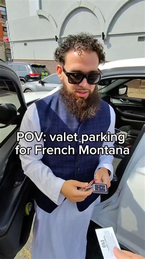We valeted for French Montana 👀 #car #valet #pov