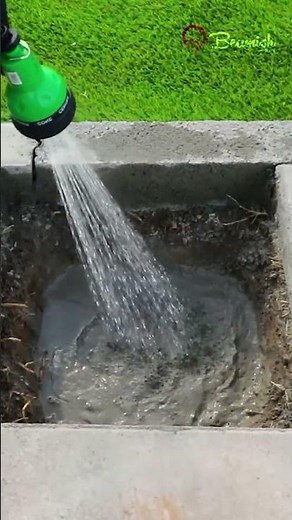 How to fix a broken paving stone 🧱🛠️ #easy #paving #fix #trick