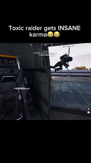 Toxic raider gets INSANE karma😂😂 #fyp #viral #trending #tiktok #arcraiders
