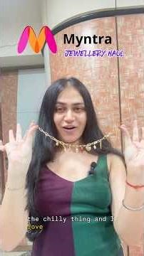 Layered, chunky or dainty — this Myntra haul has every kind of neckpiece you’ll need 🤍✨