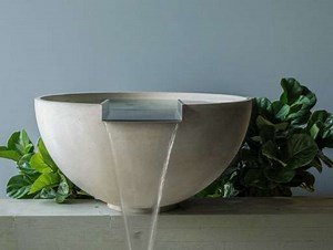 Scupper water feature by Solus Decor